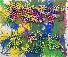Shozo Shimamoto: Do Something Interesting, See Something Odd at De Buck Gallery